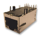 STEWART CONNECTOR 0826-1X1T-GH-F Modular Connector, RJ45, MagJack Series, Jack, 8 Contacts, 8 Ways, 1 Ports