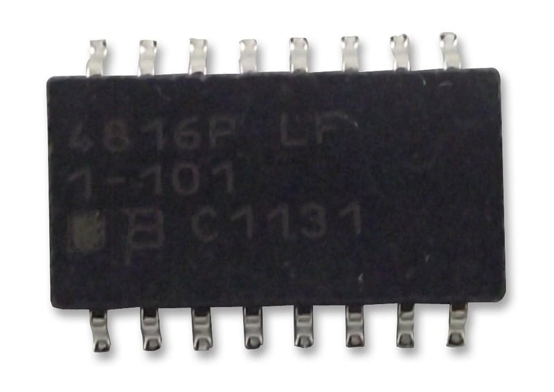 BOURNS 4816P-T01-101LF Fixed Network Resistor, 100 ohm, 50 V, 8 Elements, Isolated, SOIC, 160 mW