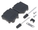 TE CONNECTIVITY 2-1991253-5 Connector Backshell, Backshell, D Sub Connectors, 3, 180&deg;, Nylon (Polyamide) Body