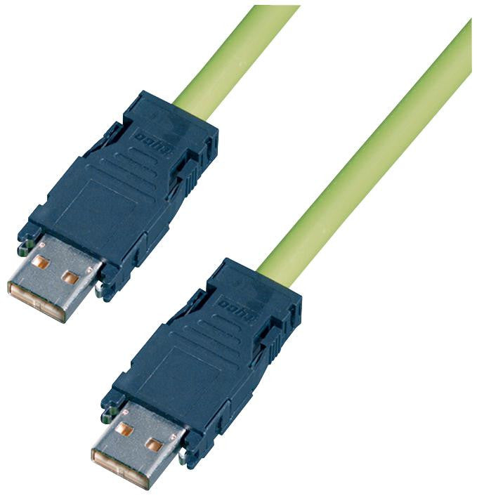 TE CONNECTIVITY 2083112-5 USB Cable Assembly, USB Type A Plug, USB Type A Plug, USB 2.0, 16.4 ft, 5 m