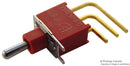 MULTICOMP 1AS3T2B4M7RE Toggle Switch, SPDT, Non Illuminated, On-Off-On, 1AS3 Series, Through Hole, 100 mA