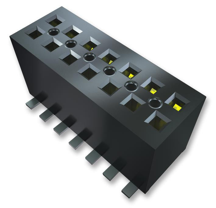 SAMTEC FLE-117-01-G-DV Board-To-Board Connector, 1.27 mm, 34 Contacts, Receptacle, FLE Series, Surface Mount, 2 Rows