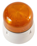 KLAXON QBS-0054 Beacon, Xenon, Orange, Flashing, 3W, 24VDC, IP65, 85mm Dia., 81mm Height