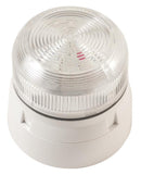 KLAXON QBS-0055 Beacon, Xenon, Transparent, Flashing, 3W, 24VDC, IP65, 85mm Dia., 81mm Height