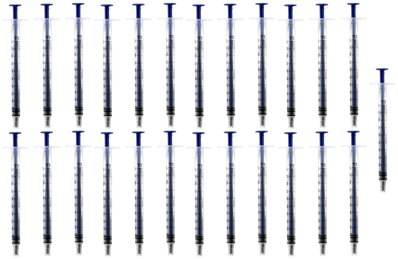 Multicomp PRO MP002106 Precision Syringe 1ml 25 Pieces