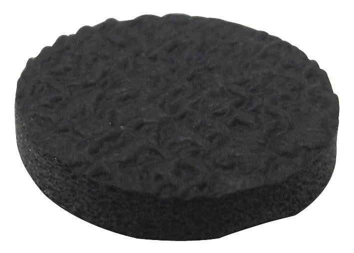 RICHCO ASPR-8-062 Bumper / Feet, Antislip Pad, Pack 40, 12.7 mm Diameter, Round, Black, 1.6 mm, PE (Polyethylene)