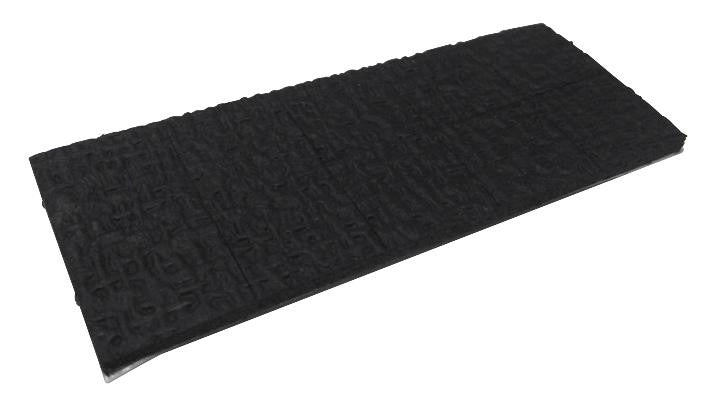 RICHCO ASPS-8-125 Bumper / Feet, Antislip Pad, Pack 40, 12.7 mm Diameter, Square, Black, 3.2 mm, PE (Polyethylene)