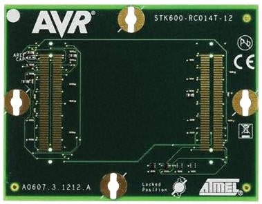 MICROCHIP ATSTK600-RC12 Routing Card for the 14 Pin TinyAVR in DIP Socket Supplementing the Atmel STK6000 Starter Kit