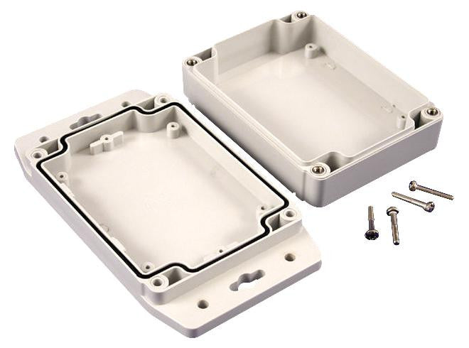 HAMMOND 1555H2F42GY Non Metallic Enclosure, Watertight, Styled Lid, Industrial, 62 mm, 120 mm, 180 mm