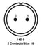 ITT Cannon MS3106F14S-9PF187 MS3106F14S-9PF187 Circular Connector MIL-DTL-5015 Series Straight Plug 2 Contacts Solder Pin Threaded 14S-9