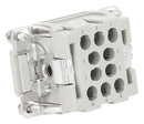 Multicomp PRO MP009584 Heavy Duty Connector MP-HEE Inserts Insert 10+PE Contacts 6B Receptacle