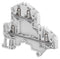 Entrelec - TE Connectivity 1SNK705210R0000 DIN Rail Mount Terminal Block 4 Ways 26 AWG 12 2.5 mm&sup2; Clamp 24 A