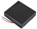 Multicomp PRO MP000377 Battery Box Switched Wired 4 x AA