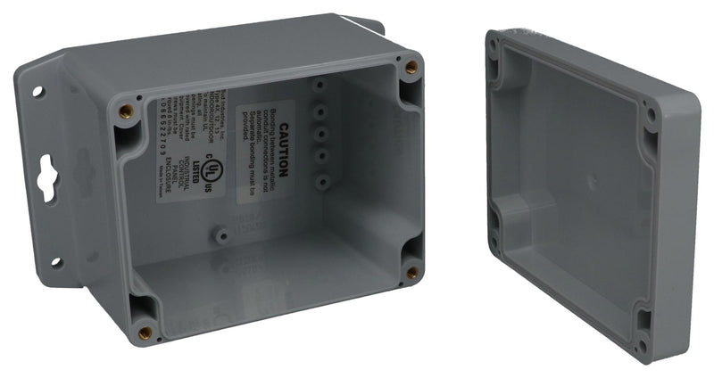 BUD Industries PN-1328-AMB PN-1328-AMB Enclosure Wall Mount PC Grey