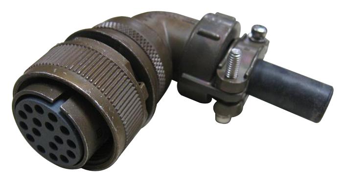 ITT Cannon CA3108R20-4SF80F0 CA3108R20-4SF80F0 Circular Connector CA Right Angle Plug 4 Contacts Crimp Socket - Not Supplied