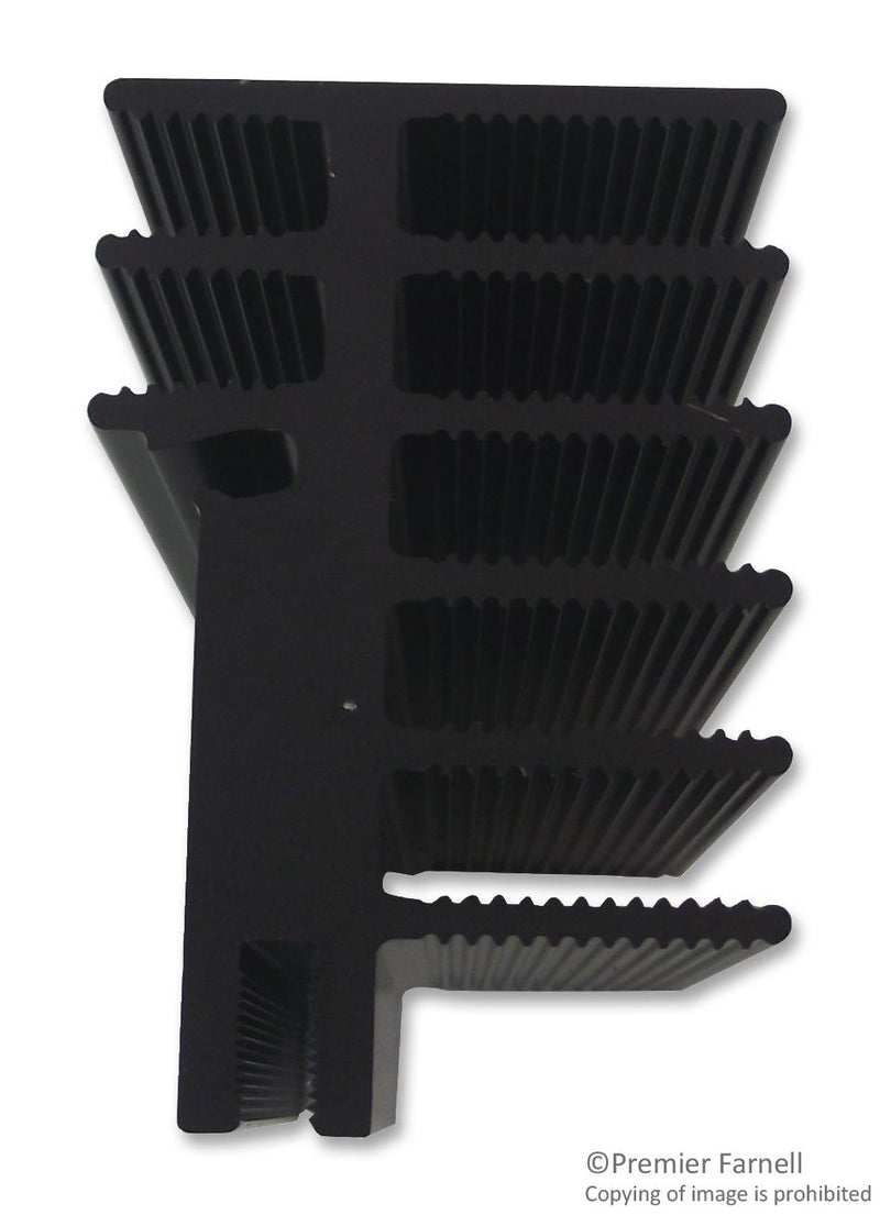 FISCHER ELEKTRONIK SK 481 50 Heat Sink, Extruded, For Lock-In Retaining Spring, TO-3P, TO-218, TO-220, TO-247, TO-248, 4.5 &deg;C/W