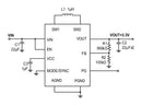 Monolithic Power Systems (MPS) MP28164GD-P DC-DC Switching Buck-Boost Regulator 1.2V-5.5V in 1.5V to 5V out 4.2A 2MHz QFN-11