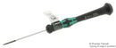 Wera 118004 Screwdriver Slotted Precision 60 mm Blade 1.8 Tip 157 Overall