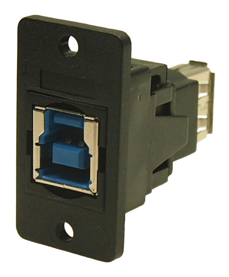 Cliff Electronic Components CP30606NX1 CP30606NX1 USB Adapter Type B Receptacle A 3.0 Slim Feedthrough