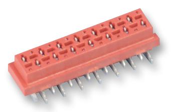 AMP - TE Connectivity 8-188275-8 8-188275-8 PCB Receptacle Board-to-Board 1.27 mm 1 Rows 18 Contacts Surface Mount Straight