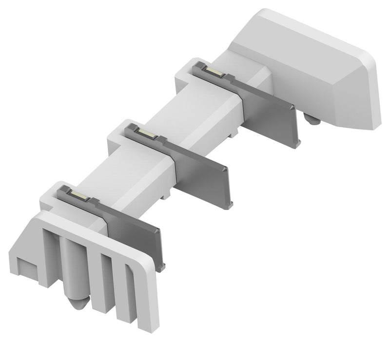 Buchanan - TE Connectivity 2318136-3 Terminal Block Poke-In Header 8 mm 3 Ways 5 A 250 V Surface Mount Right Angle