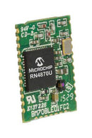 Microchip RN4870U-V/RM118 RN4870U-V/RM118 Bluetooth Module BLE 4.2 -90 dBm Sensitivity 1.9 V to 3.6 -20 &Acirc;&deg;C 70