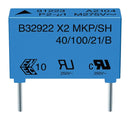 Epcos B81141C1103M000 Safety Capacitor 10000 pF X1 B81141 Series 440 V PET (Polyester)