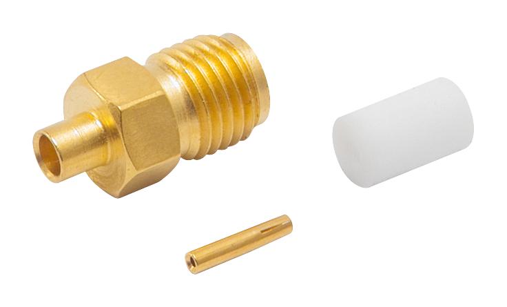 Multicomp MC002926 RF / Coaxial Connector SMA Straight Jack Solder 50 ohm RG402 Beryllium Copper