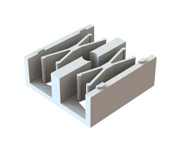 Essentra Components OFSH-4-1-19LA OFSH-4-1-19LA Optical Fibre Splice Holder