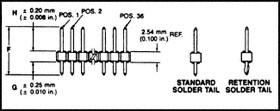 Amphenol ICC 78511-136HLF Board TO Header 36 Position 1ROW