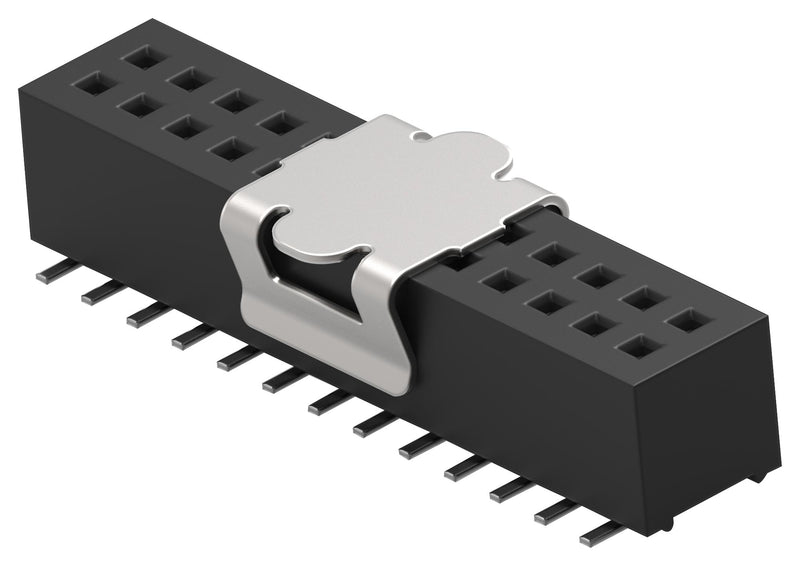 TE Connectivity 1-2267465-3 PCB Receptacle Board-to-Board 1 mm 2 Rows 26 Contacts Surface Mount Straight