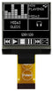 MIDAS MCOT128128C1V-WM Graphic OLED, 128 x 128 Pixels, White on Black, 3V, I2C, Parallel, SPI, -40 &deg;C