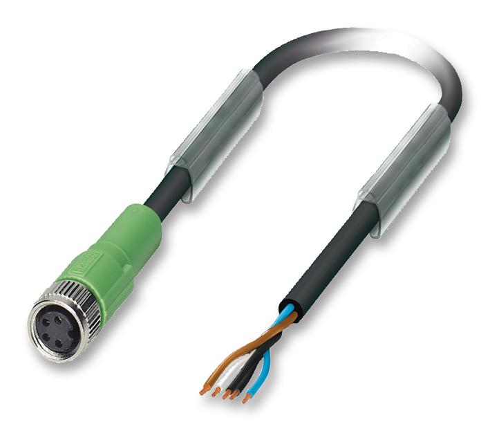 Phoenix Contact SAC-4P- 50-PUR/M 8FS Sensor Cable PUR M8 Receptacle Free End 4 Positions 5 m 16.4 ft