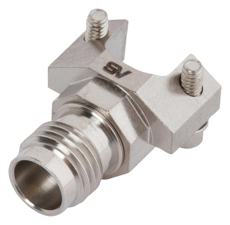 Amphenol SV Microwave SF3321-60021 RF / Coaxial Connector 1.85mm Right Angle Jack Board Edge End Launch 50 ohm