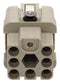 Multicomp PRO MP009620 Heavy Duty Connector MP-HQ Inserts Insert 7+PE Contacts 3A Receptacle