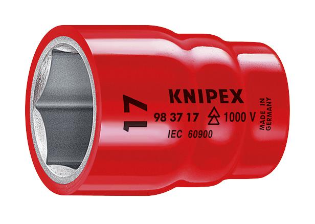 Knipex 98 37 10 Socket Hexagon 0.375" Drive x 42 mm