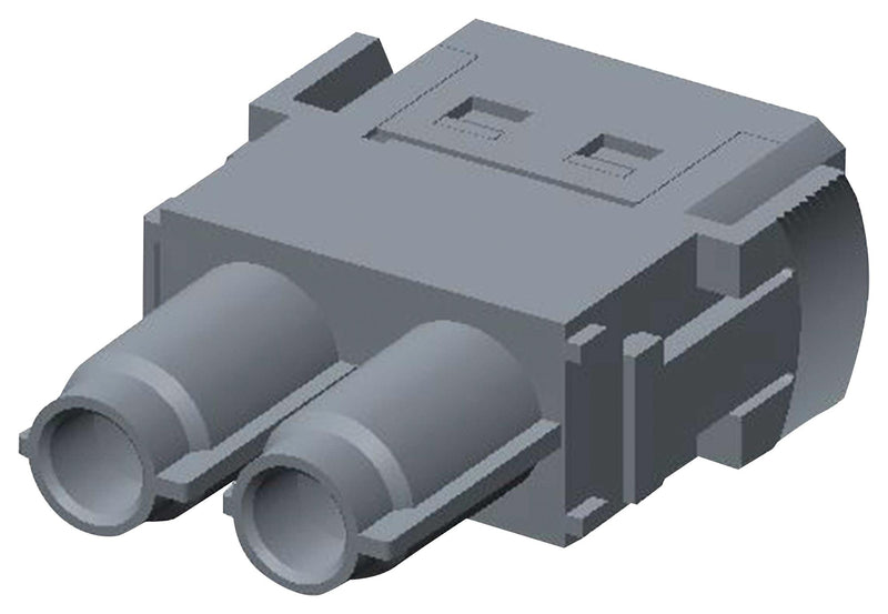 TE Connectivity T2111020201-007 Heavy Duty Connector Insert HMN Series 2 Contacts Receptacle