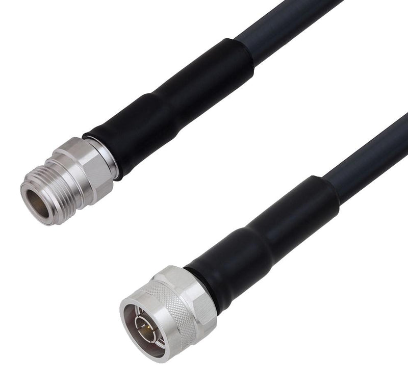 L-COM LCCA30193-FT2 RF Coax Cable N JACK-N Plug 2FT