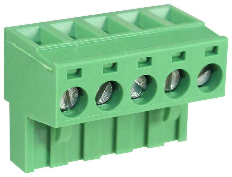 Camdenboss CTB9202/5 CTB9202/5 Pluggable Terminal Block 5 mm Ways 24AWG to 12AWG 3.3 mm&Acirc;&sup2; Screw 15 A