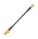 Taoglas CAB.0101 CAB.0101 RF / Coaxial Cable Assembly SMA Bulkhead Jack to SMB Plug RG174 50 ohm 3.9 " 100 mm Black