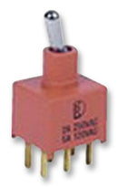 MULTICOMP 1AD1T2B4M2RE Toggle Switch, DPDT, Non Illuminated, On-On, 1AD1 Series, Through Hole, 100 mA