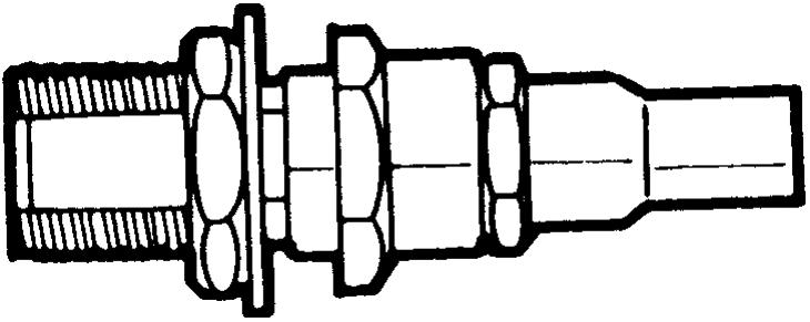 Amphenol RF 901-9610-3 901-9610-3 / Coaxial Connector SMA Straight Bulkhead Jack Solder 50 ohm RG174/U RG188A/U