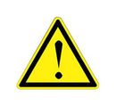 Panduit PESW-B-9Y Label ISO General Caution Symbol Warning 25.4mm Triangle Vinyl Black on Yellow 10