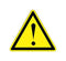 Panduit PESW-B-9Y Label ISO General Caution Symbol Warning 25.4mm Triangle Vinyl Black on Yellow 10