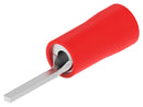 TE Connectivity 165446 Blade Terminal Pidg 22AWG to 16AWG 1.6 mm&Acirc;&sup2; Red Nylon (Polyamide) 1mm x 0.83mm