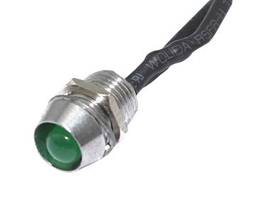 Mallory FL1M-6CW-2-G24V LED GRN 6MM NUT 24VDC STK &pound; 99AC2335