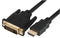 PRO Signal PSG91378 PSG91378 High Speed Hdmi Lead Male to DVI-D Gold Plated Connectors 5m Black