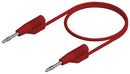 Hirschmann Test and Measurement 938125101 Lead 2mm Stackable Banana Plug 60 VDC 6 A Red 1 m