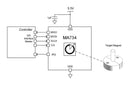 Monolithic Power Systems (MPS) MA734GQ-P MA734GQ-P Hall Effect Sensor Angular QFN 16 Pins 3 V 3.6