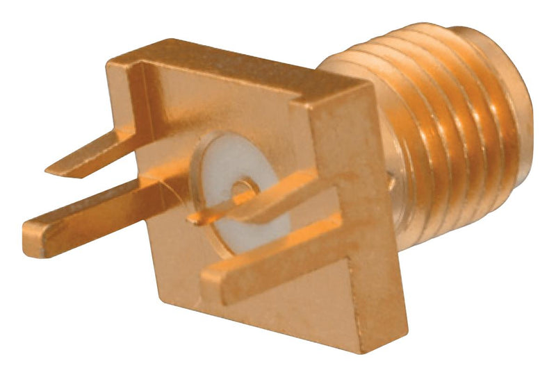 Johnson - Cinch Connectivity 142-1701-851 RF / Coaxial Connector Tab Contact SMA Straight Jack Board Edge End Launch 50 ohm